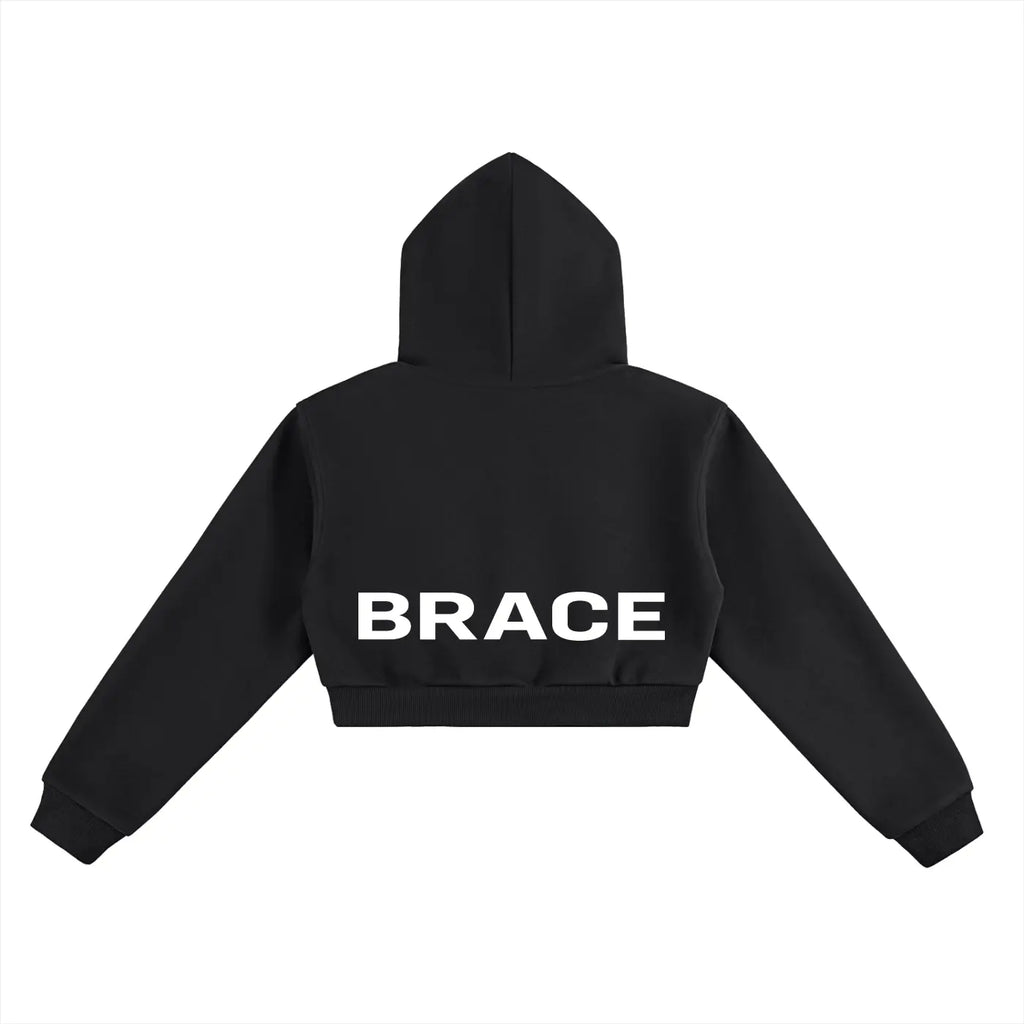 Essential Cropped Hoodie - Brace Gymwear